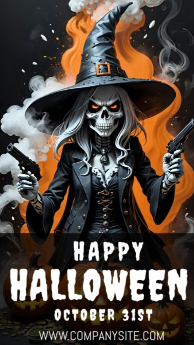 Maximalist Halloween Instagram Story template