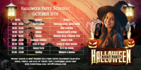 Maximalist Halloween Night Party Eventbrite Banner template