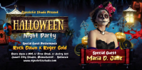 Maximalist Halloween Night Party Eventbrite Banner template