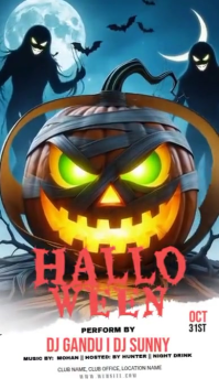 Halloween Night Event Instagram Story Template
