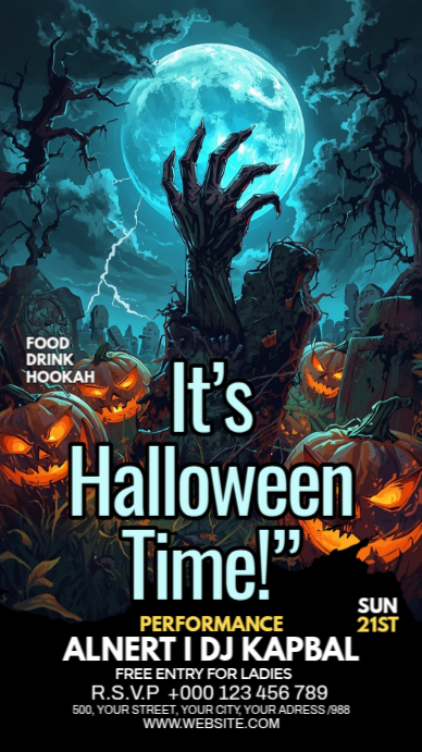Copy of Maximalist Halloween Party Instagram Story | PosterMyWall