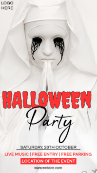 Maximalist Halloween Party Instagram Story template