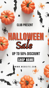 Maximalist Halloween Sale Instagram Story template
