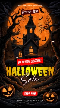 Maximalist Halloween Sale  Instagram Story template