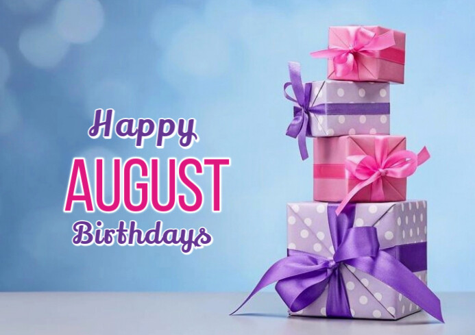 Maximalist Happy August Birthdays A4 Template PosterMyWall maximalist-happy-august-birthdays-a4-template-postermywall