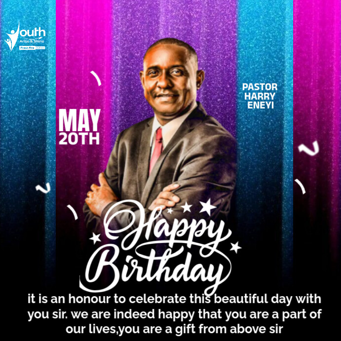 Copy of Maximalist Happy Birthday Instagram Post | PosterMyWall