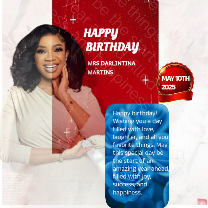 Copy of Maximalist Happy Birthday To You Instagram Post | PosterMyWall