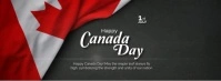 Maximalist Happy canada independence day Facebook Cover Photo template