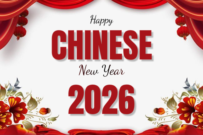 Maximalist Happy Chinese New Year 2026 Poster Template | PosterMyWall