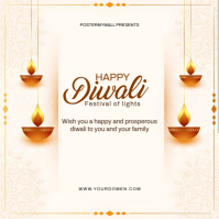 Maximalist Happy Diwali  Instagram Post template
