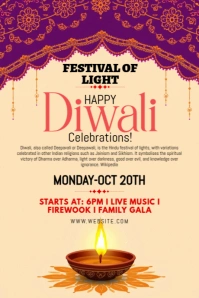 Maximalist Happy Diwali  Tumblr Graphic template