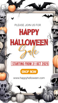 Branco Halloween Sale Instagram Story Template