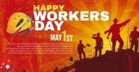 Maximalist Happy May Day Facebook Event Cover template