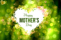 Maximalist Happy Mother’s Day Label Etiket template