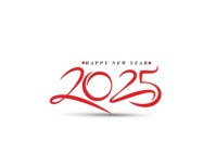Maximalist Happy New Year 2025 Flyer (us Letter) Template | PosterMyWall