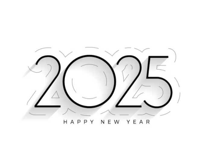 Copy of Maximalist Happy New Year 2025 Flyer (us Letter) | PosterMyWall