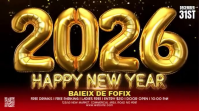 Maximalist Happy New Year Digital Display (16:9) template