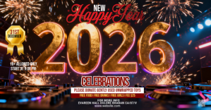 Nero New Year Celebration ปกอีเวนต์บน Facebook Template