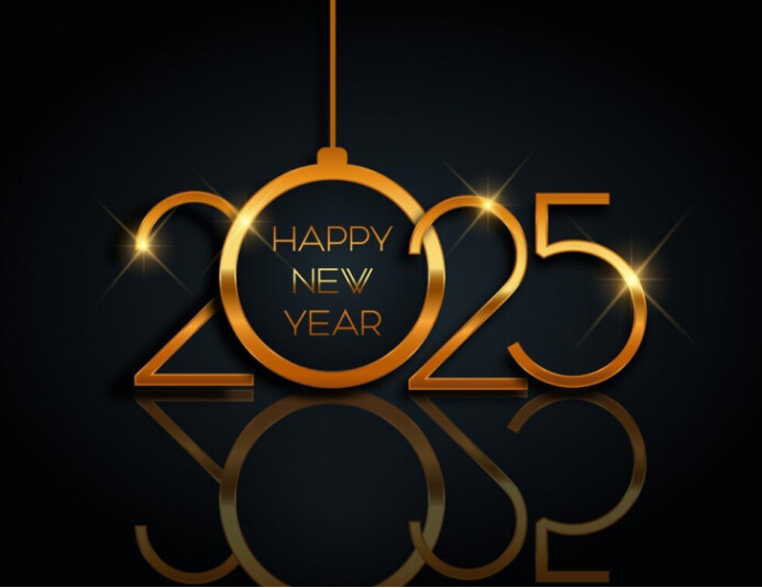 Maximalist Happy New Year Flyer (us Letter) Template | PosterMyWall