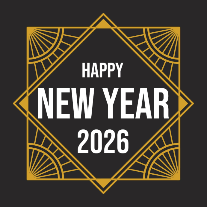 Maximalist Happy New Year Instagram Post Template | PosterMyWall