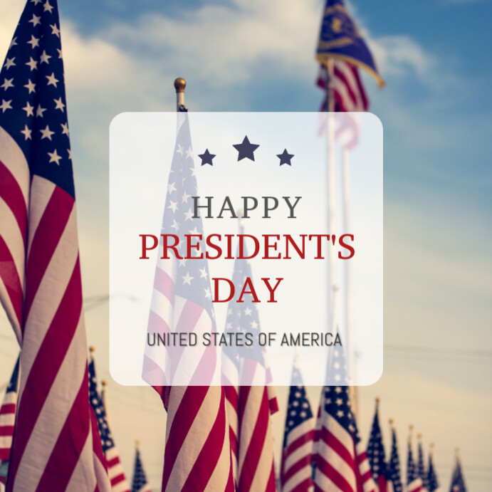 Maximalist Happy President's Day Instagram Post Template | PosterMyWall