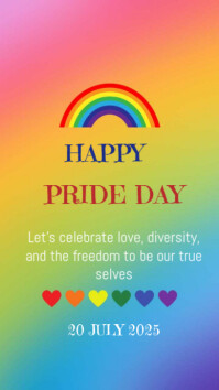 Maximalist Happy Pride Month  Instagram Story template