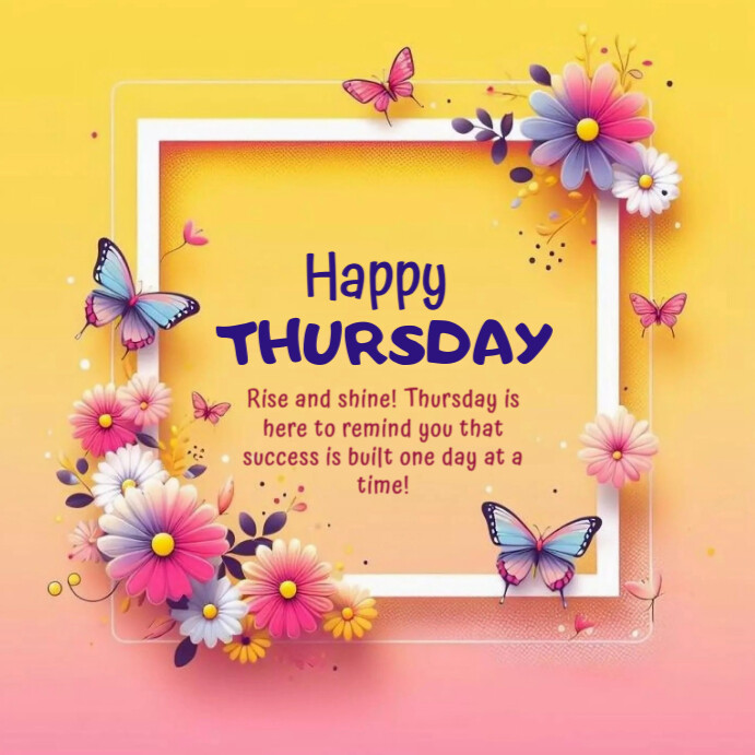 Copy of Maximalist Happy Thursday Instagram Post | PosterMyWall