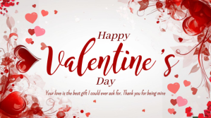 Maximalist Happy Valentine's Day Twitter Post template