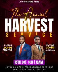 Czarny Annual Harvest Service Instagram Portrait Template
