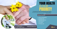 Maximalist Health Care Social Media Ad Facebook Event Cover template