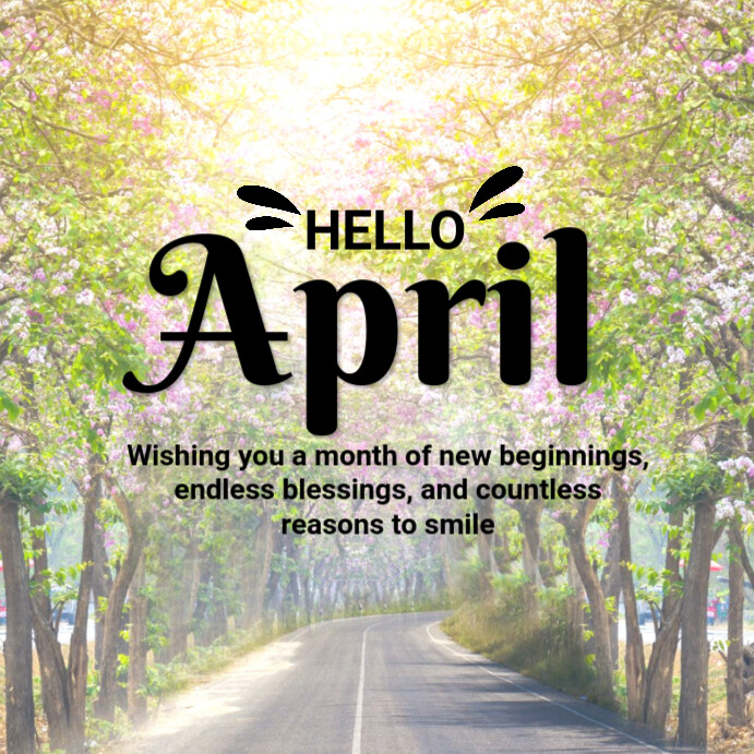 Copy of Maximalist Hello April Instagram Post | PosterMyWall
