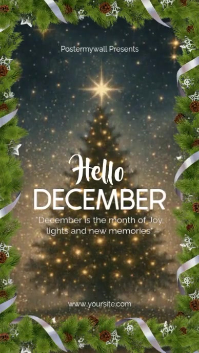 December Celebration Template | PosterMyWall