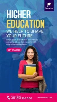 Maximalist Higher Education Ad Template Instagram Story