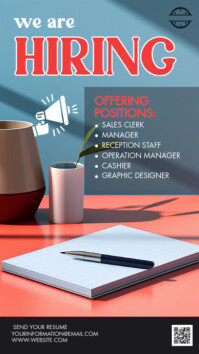 Maximalist Hiring Ad Instagram Story template
