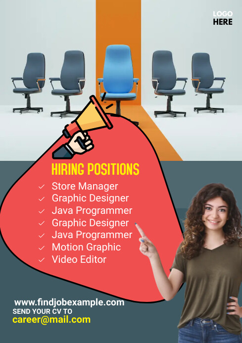 Maximalist Hiring Ad Template A1
