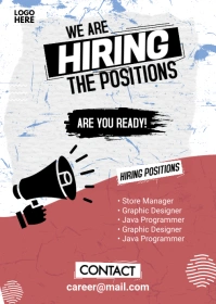 Maximalist Hiring Ad Template A6