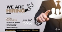 Maximalist Hiring Ad Template Facebook Event Cover