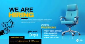 Maximalist Hiring Ad Template Facebook Event Cover