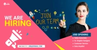 Maximalist Hiring Ad Template Facebook Event Cover