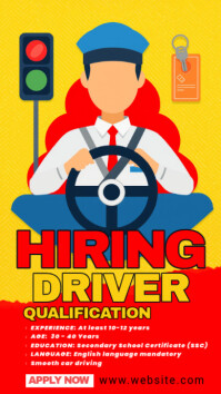 Maximalist Hiring Driver Ad Instagram Story template