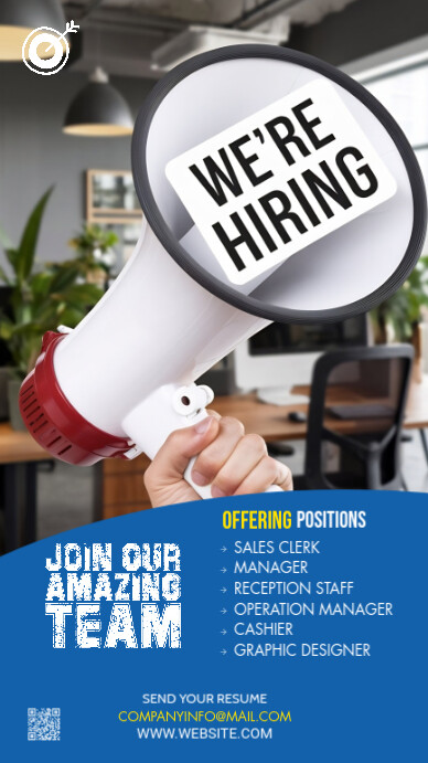 Maximalist Hiring Instagram Story Instagram Story Instagram-verhaal template