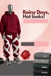 Maximalist Hoddie Sales Promo Template  Poster