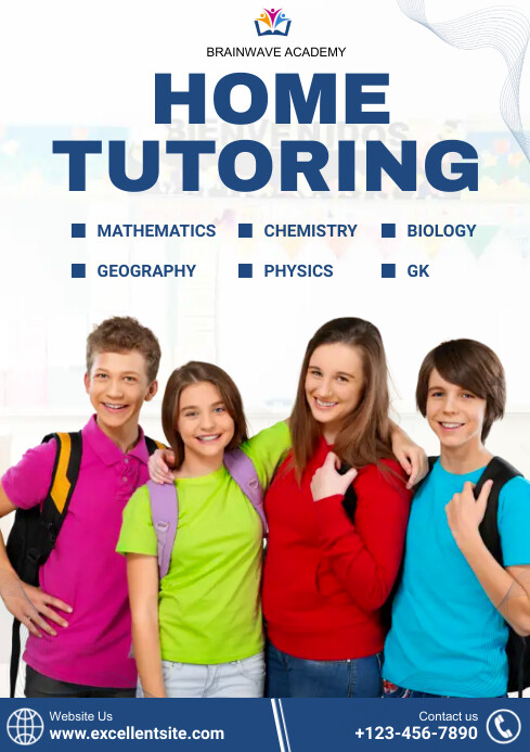 Copy of Maximalist Home Tutoring A4 | PosterMyWall