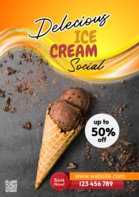 Maximalist Ice Cream Social A1 template