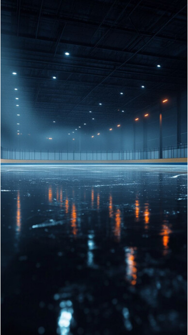 Arena Rink Background Maximalist Ice Rink Arena Background – Modern Sports & Event Design ️ ...
