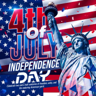 Maximalist Independence Day Celebration Square Video template