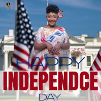 Maximalist Independence Day Instagram Post template