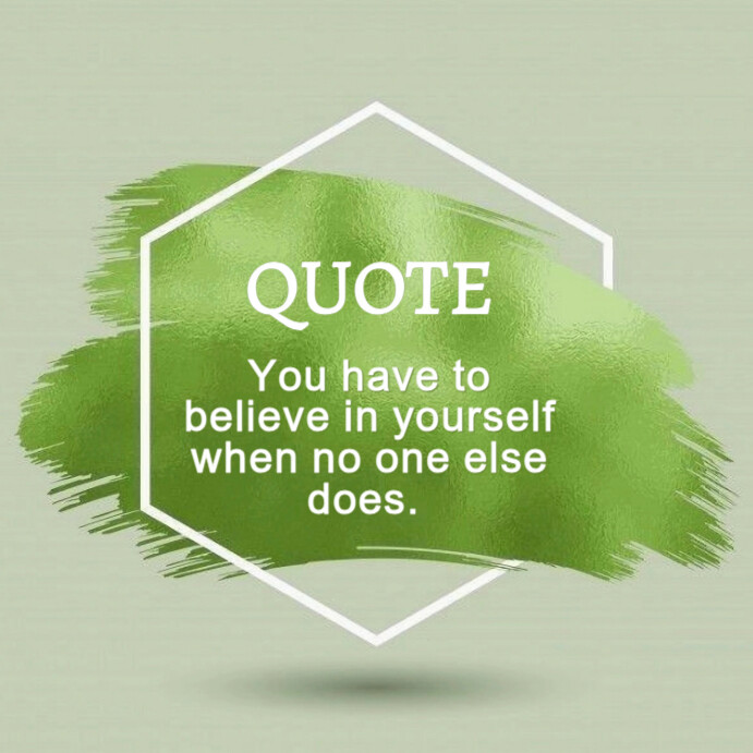 Maximalist Inspirational Quote Instagram Post template