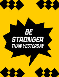 Maximalist Inspirational Words Flyer (us Letter) template