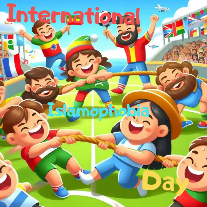 Maximalist International Combat Day  Instagram Post template